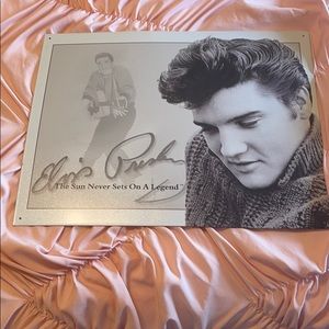 metal Elvis Presley poster